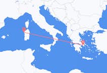 Flyreiser fra Alghero, Italia til Athen, Hellas