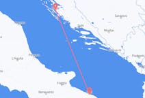 Flug frá Zadar, Króatíu til Bari, Ítalíu