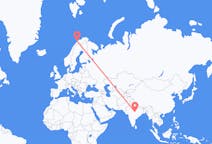 Flights from Jabalpur, India to Tromsø, Norway