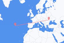 Flights from Iași, Romania to Corvo Island, Portugal