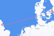 Flyreiser fra Kirmington, England til København, Danmark