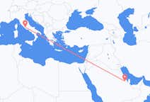 Flyg från al-Hufuf till Rom