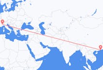 Flights from Hong Kong to Turin