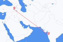 出发地 印度出发地 浦那目的地 土耳其厢形车的航班