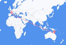Flyrejser fra Townsville til Barcelona