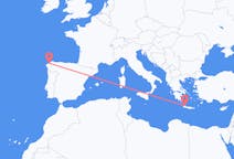 Flights from A Coruña, Spain to Chania, Greece