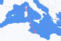 Flyg från Tripoli, Libyen till Figari, Frankrike