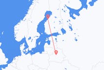 Flyreiser fra Minsk, Hviterussland til Karleby, Finland