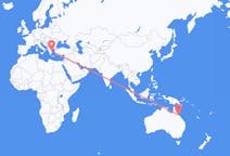 Flyg från Townsville, Australien till Skiáthos, Grekland