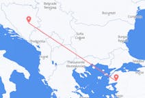 Flyrejser fra Edremit, Tyrkiet til Sarajevo, Bosnien-Hercegovina