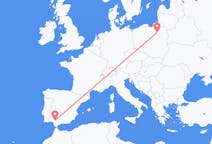 Flights from Szymany, Szczytno County, Poland to Seville, Spain