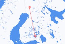 Vols depuis la ville de Lappeenranta vers la ville de Rovaniemi
