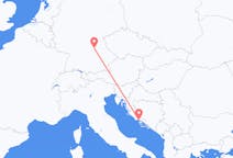 Flyg från Dela, Kroatien till Nürnberg, Tyskland