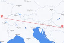 Flyg från Dole, Frankrike till Osijek, Kroatien