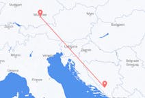 Flyg från Mostar till München