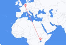 Flights from Entebbe, Uganda to Saarbrücken, Germany
