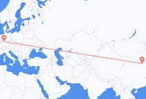 Flyg från Shijiazhuang, Kina till Frankfurt, Kina