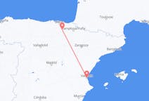 Vols depuis la ville de Vitoria-Gasteiz vers la ville de Valence