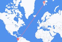 Flyg från Cuenca, Ecuador till Svalbard, Svalbard och Jan Mayen