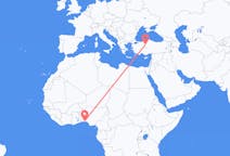 Flyrejser fra Lagos, Nigeria til Ankara, Tyrkiet