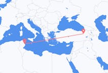 Flyrejser fra Monastir, Tunesien til Erzurum, Tyrkiet