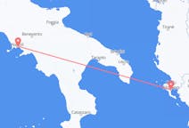 Flyreiser fra Corfu, Hellas til Napoli, Italia