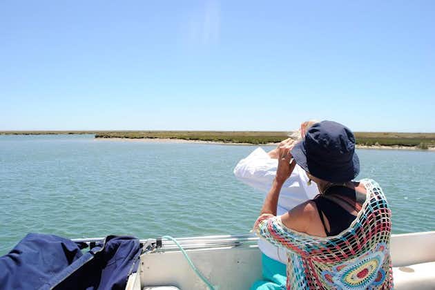Excursion guidée en bateau d'observation des oiseaux de 2 heures à Ria Formosa au départ de Faro Algarve