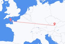 Flyreiser fra St Peter Port, Guernsey til Vienna, Østerrike