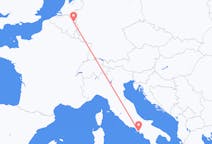 Flug frá Maastricht, Hollandi til Napólí, Ítalíu