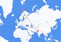 Flyreiser fra Vadodara, India til Tromsø, Norge