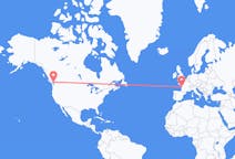 Flyreiser fra Vancouver, Canada til La Rochelle, Frankrike