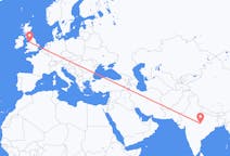 Flights from Jabalpur, India to Liverpool, the United Kingdom