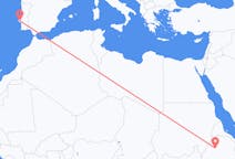 Flyg från Bahir Dar, Etiopien till Lissabon, Portugal
