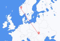Flights from Sogndal, Norway to Baia Mare, Romania