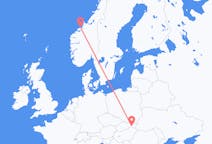 出发地 斯洛伐克从 科希策目的地 挪威克里斯蒂安松的航班