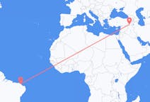 出发地 巴西出发地 福塔雷萨目的地 土耳其舍爾納克的航班