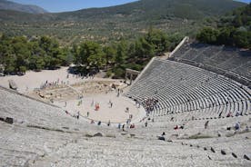 Argolis, Menningarferð (Nafplio, Epidaurus, Mycenae)