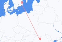Vols depuis la ville de Kalmar vers la ville de Târgu Mureș