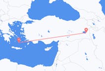 Flüge von Lieferwagen, die Türkei nach Santorin, Griechenland