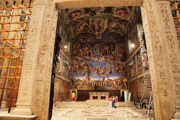 Sla de wachtrij over - Privétour: Vaticaanse Musea Sixtijnse Kapel,