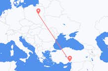Flights from Adana to Warsaw