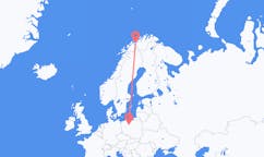 Flights from Sørkjosen, Norway to Bydgoszcz, Poland
