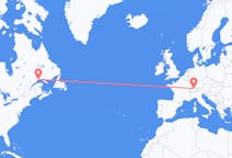 Flyg från Sept-Îles, Kanada till Zürich, Schweiz