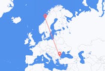 Flights from Brønnøysund, Norway to Burgas, Bulgaria