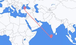 Flights from Kooddoo, Maldives to Ankara, Turkey