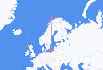 Flug frá Tromsø, Noregi til Bydgoszcz, Póllandi