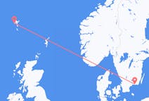 Vols depuis Karlskrona, Suède pour Sørvágur, îles Féroé