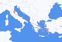 Рейсы из Перуджи, Италия в Бодрум, Турция
