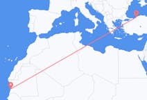 Flights from from Nouakchott to Zonguldak