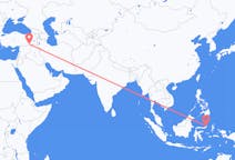 Flights from Manado, Indonesia to Mardin, Turkey